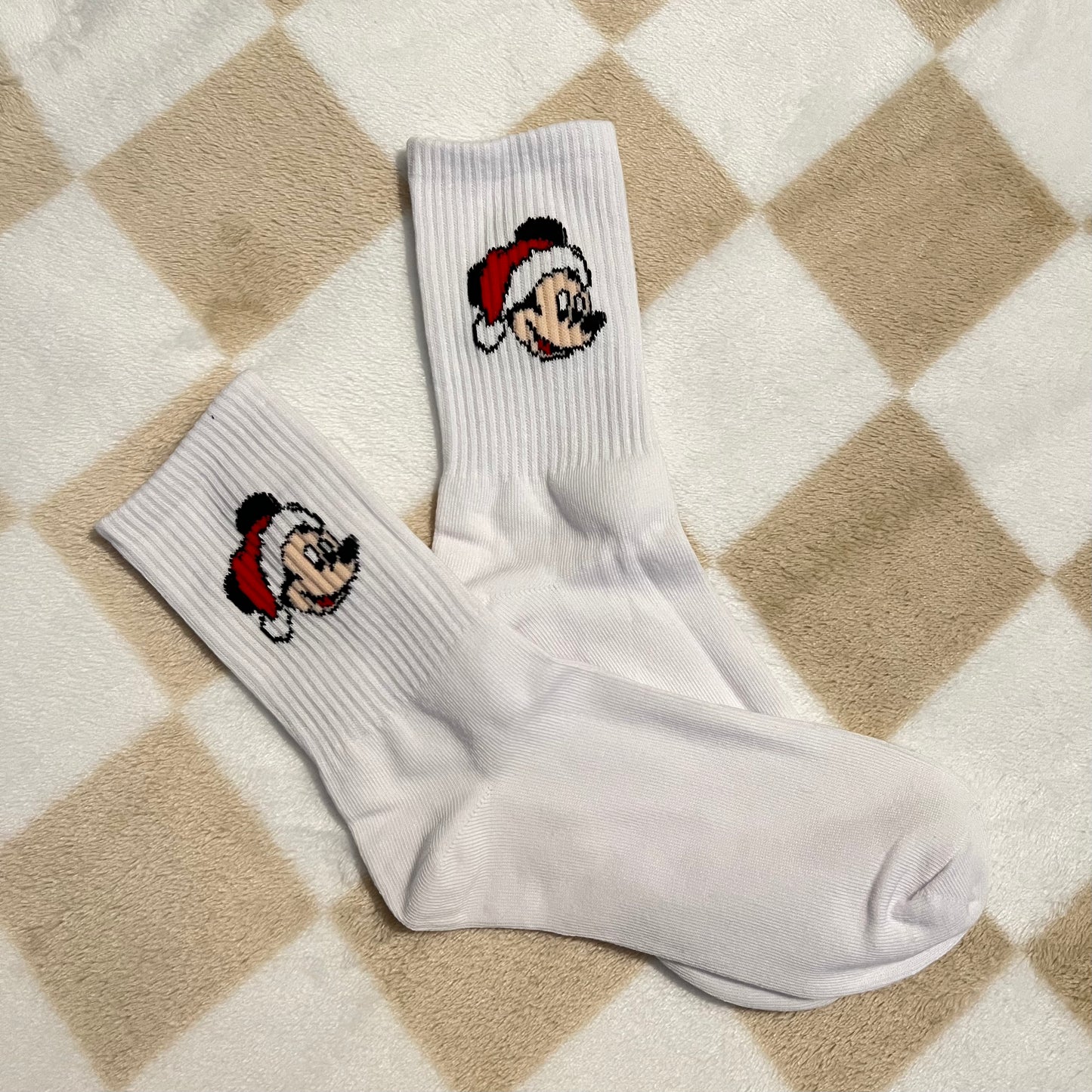 Santa Mouse Socks