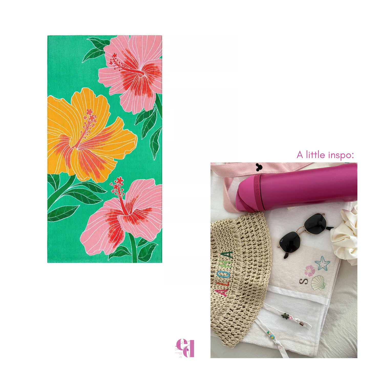 Hibiscus Towel Skirt