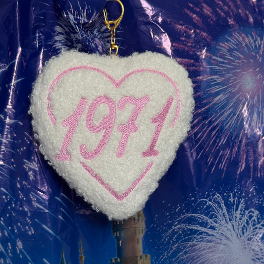 1971 Heart Bag Charm