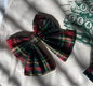 Christmas Plaid Bow