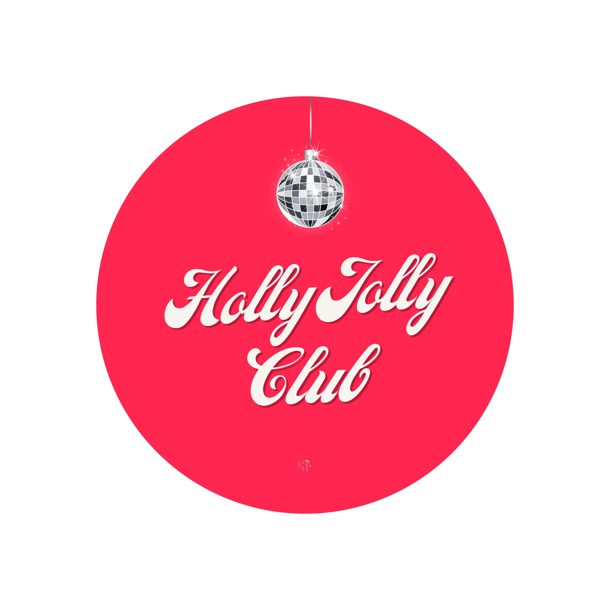 Holly Jolly Club Button