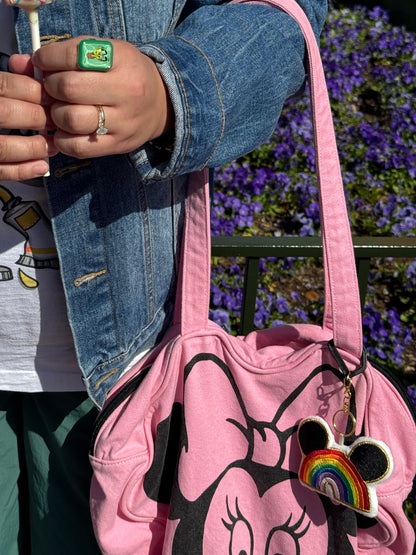 Rainbow Mouse Bag Charm
