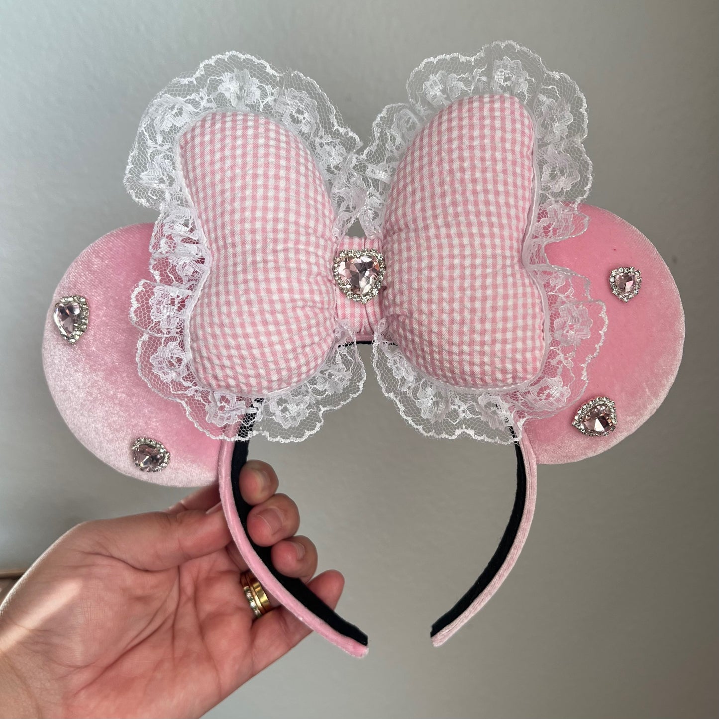 Light Pink Hearts + Velvet