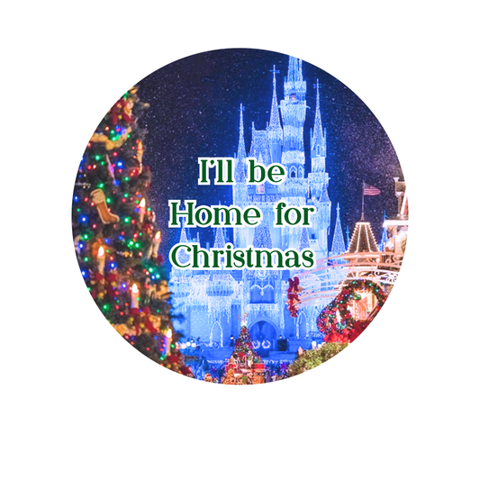 I'll Be Home for Christmas Button