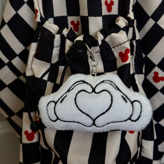 Heart Mouse Bag Charm
