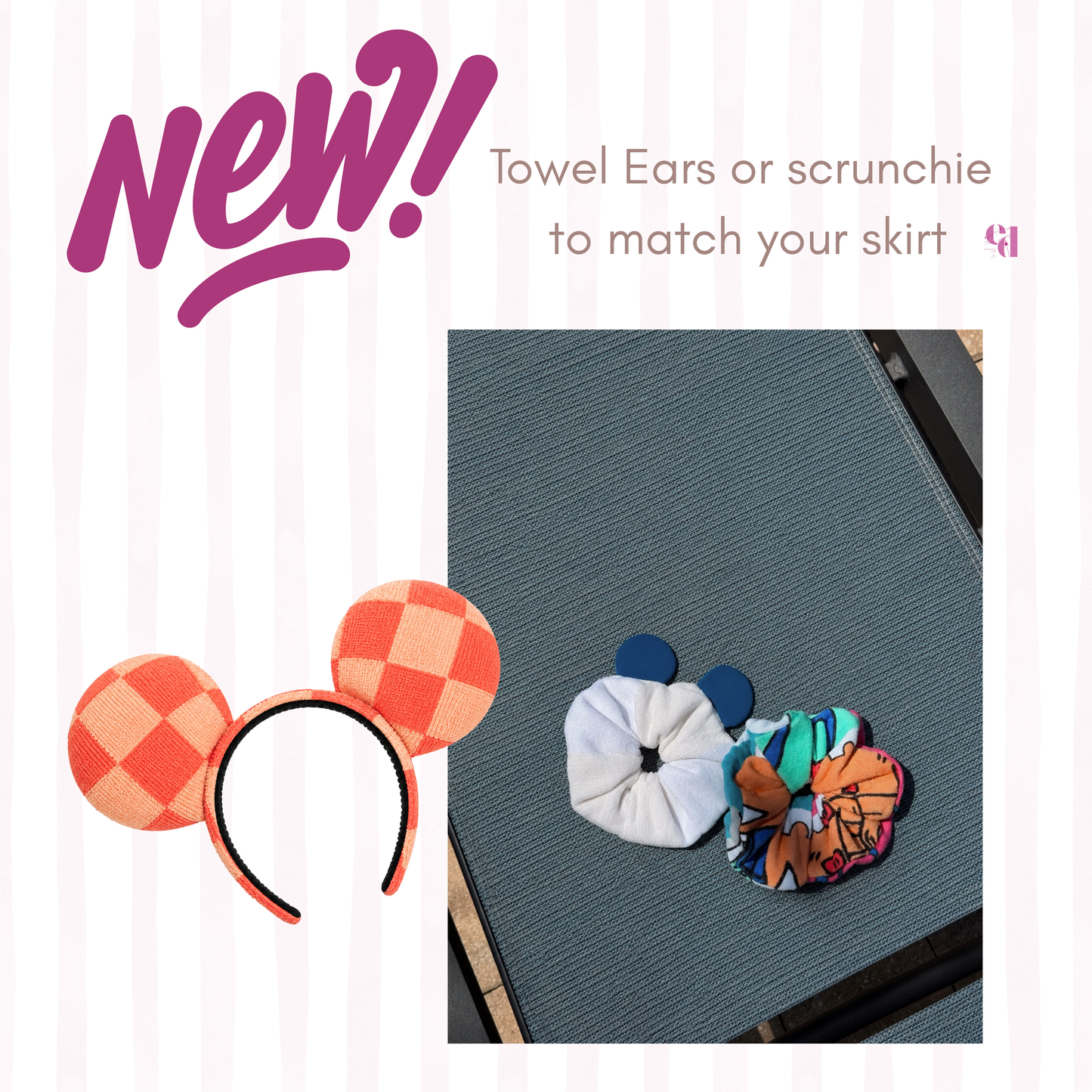 Match your Towel Ears or Scrunchie