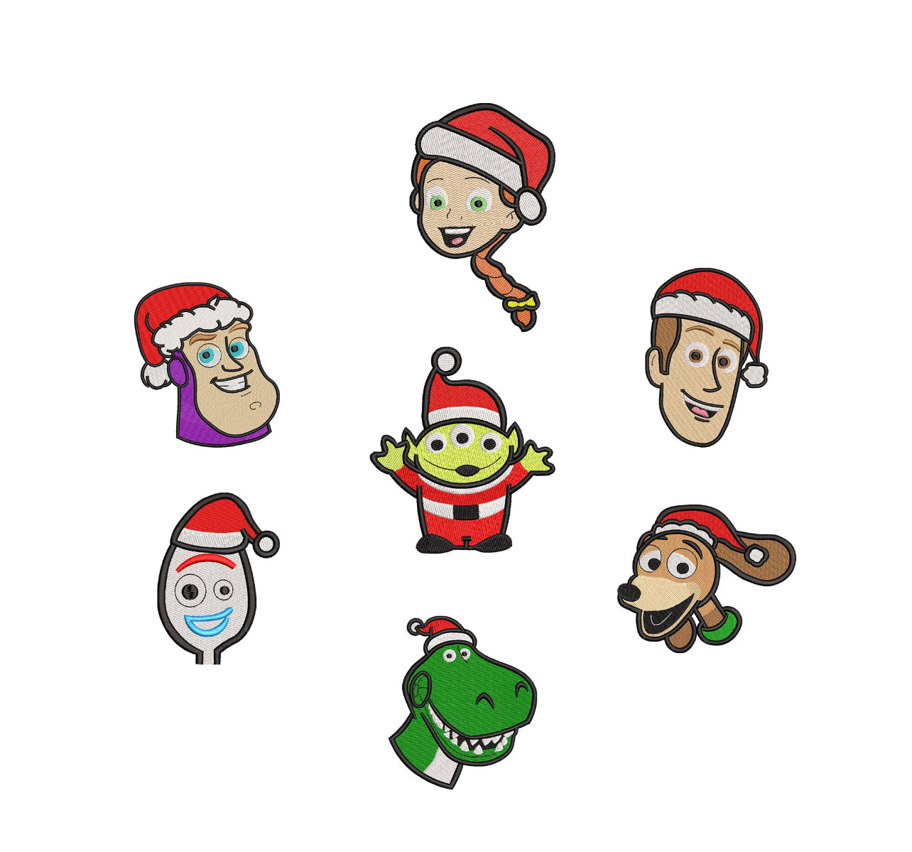 Christmas Plaid + Character Ears