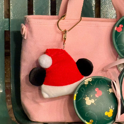 Santa Mouse Bag Charm