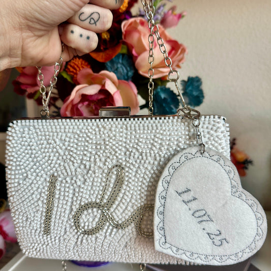 Heart Customized Bag Charm